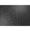 Monogram ZHU30RDTBB Electric Cooktops Black Front View