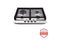 LG CBGD2414S Gas Cooktops Stainless Steel Front View