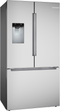 Bosch B36CD10ENS French Door Refrigerators Stainless Steel Front View