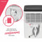FRIGIDAIRE FFAD2234W1 0 - 30 Pint Dehumidifiers White – Control Panel
