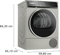 Bosch WQB245AXUC Front Load Dryers Pearl Steel – Studio Shot