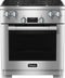 MIELE HR17243LPDF Professional Ranges Clean Touch Steel Front View