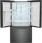 Frigidaire FRFS2823AD French Door Refrigerators Black Stainless Steel – Detail Close-up