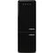 Smeg FAB38ULBL Compact Refrigerators Glossy Black Front View