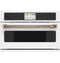 CAFE CSB913P4VW2 Single Wall Ovens Matte White Front View