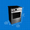 Danby DRCA240BSS Freestanding Ranges Stainless Steel – Detail Close-up