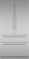Thermador T42BT110NS French Door Refrigerators Stainless Steel Front View