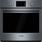 Bosch HBL5451UC Single Wall Ovens Stainless Steel Front View