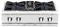 CAPITAL CGRT304 Gas Cooktops 0 Front View