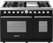 Superiore RD482SCNC Professional Ranges Black Matte, Chrome Front View