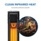 NAPOLEON BBQ NEOFV80IH Space Heaters Matte/Matt Black – Back Panel
