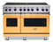 Viking VGR74828BDALP Freestanding Ranges Daffodil Front View