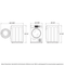 GE Appliances GFD14ESSNWW Front Load Dryers White – Side Profile