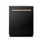 ZLINE DWVZBS24G Built-In Dishwashers Gold – Studio Shot