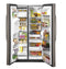 GE Appliances GSS25IMNES Side By Side Refrigerators Fingerprint Resistant Slate – Catalog Photo