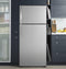 GE Appliances GIE17GSNRSS Top Freezer Refrigerators Stainless Steel – Detail Close-up