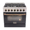 KUCHT KNG361KGOLD Professional Ranges 0 Front View