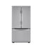 LG LRFCS29D6S French Door Refrigerators Print Proof Stainless Steel Front View