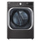 LG DLEX8900B Front Load Dryers Black Steel Front View