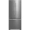 Smeg FD30UXI French Door Refrigerators Stainless Steel Front View