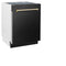 ZLINE DWVZBS24G Built-In Dishwashers Gold – Control Panel