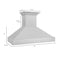 ZLINE 8654SN48 Ducted Mount Hoods 0 – Interior Drum