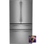 GE Appliances PJE23BYWFS French Door Refrigerators Fingerprint Resistant Stainless Front View