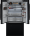 Bosch B36CT80SNB French Door Refrigerators Black Stainless Steel – Official Product Photo
