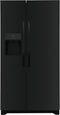 Frigidaire FRSS2623AB Side By Side Refrigerators Black Front View