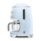 Smeg DCF02PBUS Coffee Makers And Grinders Glossy Pastel Blue – Catalog Photo