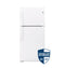 GE Appliances GTS22KGNRWW Top Freezer Refrigerators White – Angle View
