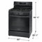 Frigidaire FCRG3062AB Freestanding Ranges Black – Appliance Image
