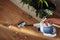 Miele DUOFLEXHX1NB Upright Vacuums Nordic Blue – Detail Close-up
