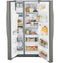 GE Appliances GSS23GMPES Side By Side Refrigerators Fingerprint Resistant Slate – Catalog Photo