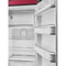 Smeg FAB28URDRB3 Top Freezer Refrigerators Matte Ruby Red – Studio Shot