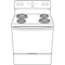 Hotpoint RBS160DMBB Freestanding Ranges Black – Control Panel