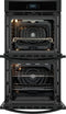 Frigidaire FCWD2727AB Double Wall Ovens Black – Angle View