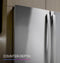 GE Appliances PJE23BYWFS French Door Refrigerators Fingerprint Resistant Stainless – Side Profile