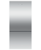 Fisher & Paykel RF170BLPX6N Bottom Freezer Refrigerators Stainless Steel Front View