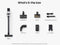 Samsung VS20C8522TW Upright Vacuums Misty White – Studio Shot