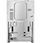 GE Appliances GGF500PVWW Freestanding Ranges White – Angle View