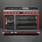 Smeg CPF48UGMR Freestanding Ranges Red – Catalog Photo