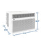 GE Appliances AWCS18WWF 15,001 - 19,000 Btu Air Conditioners White – Official Product Photo