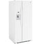 GE Appliances GSE23GGPWW Side By Side Refrigerators White – Official Product Photo