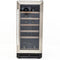 AVANTI WC3015S3S Wine Fridges Stainless Steel With Black Cabinet Front View