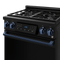 THOR KITCHEN RSG30BLPBLU 30 Inch Professional Lp Range With Tilt Panel Touch Control In Matte Black/blue Gordon Ramsay Series - Rsg30blp-blu