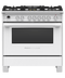Fisher & Paykel OR36SCG6W1 Freestanding Ranges White Front View