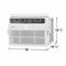 Frigidaire FHWC064TE1 5,700 - 7,400 Btu Air Conditioners White – Official Product Photo
