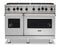 Viking VGIC54828BSS Freestanding Ranges Stainless Steel Front View