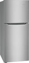 Frigidaire FFET1022UV Top Freezer Refrigerators Fingerprint-Resistant Stainless Steel Look – Angle View